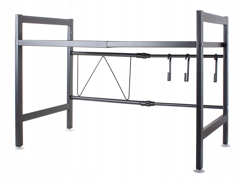 Microwave Oven Rack Adjustable Kitchen Shelf (2)