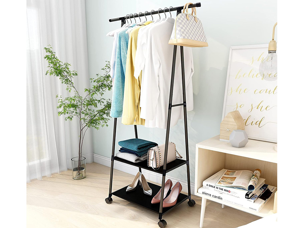 Clothes Hanger Rack on Wheels (7)