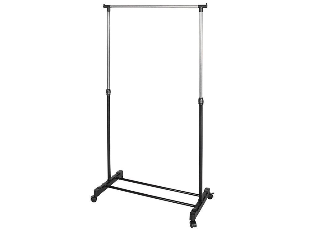 Adjustable Telescopic Clothes Rack Hanger on Wheels (5)