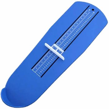 Foot Measuring Device for Accurate Shoe Sizing, Blue