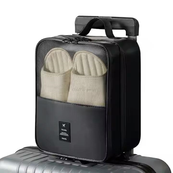 Portable Travel Shoe Bag Organizer, Black (0)