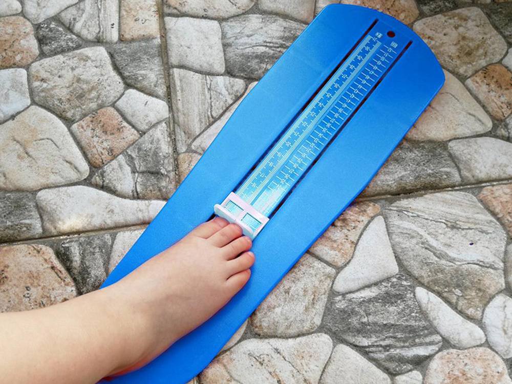 Shoe Sizer Foot Measuring Device for Adults and Kids, Blue (0)
