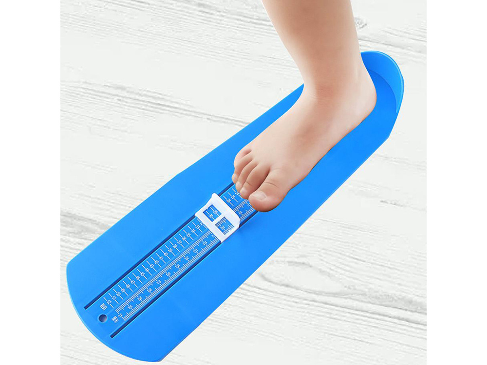 Shoe Sizer Foot Measuring Device for Adults and Kids, Blue (1)