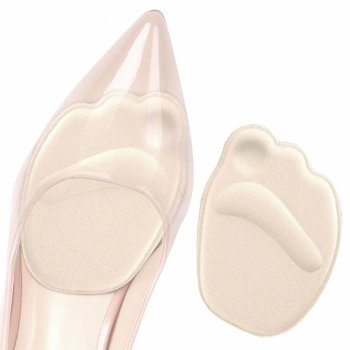Anti-Slip Foam Ball of Foot Cushions for High Heels, Beige