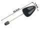Spring Shoe Stretchers, Anti-Creasing, 2 pcs, Black, 37-42 Size