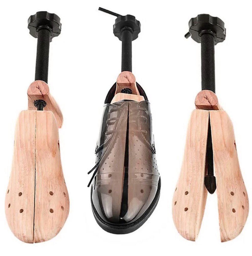 Adjustable Wooden Shoe Trees, Size 42-46 (2)