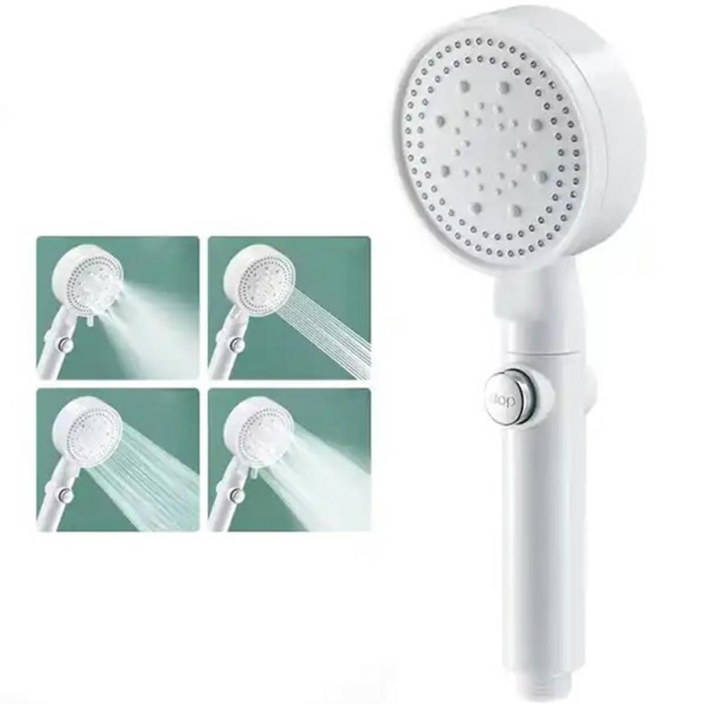 Shower Head with Modes, White, without Hose (0)