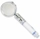 Water-saving nozzle turbo showerhead with propeller, blue