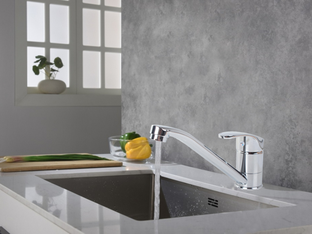 Kitchen Mixer Tap, Chrome, 12.5×22 cm (3)