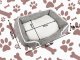 Soft and comfortable dog bed with pillow, size M