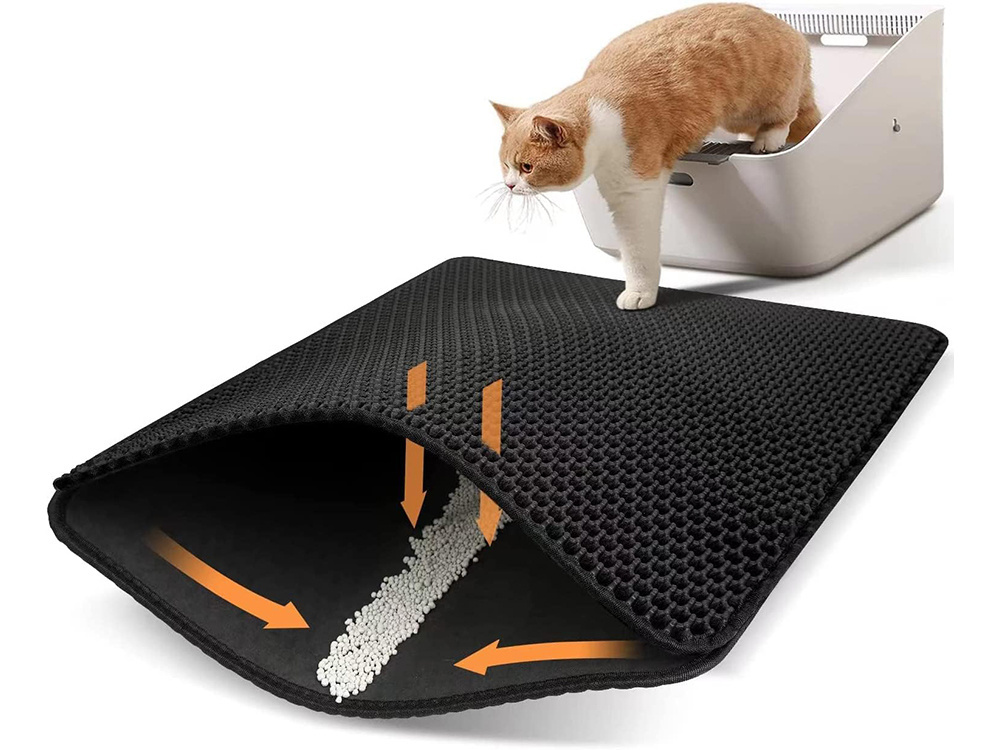 Cat litter mat for under litter box, 40x50 cm (2)