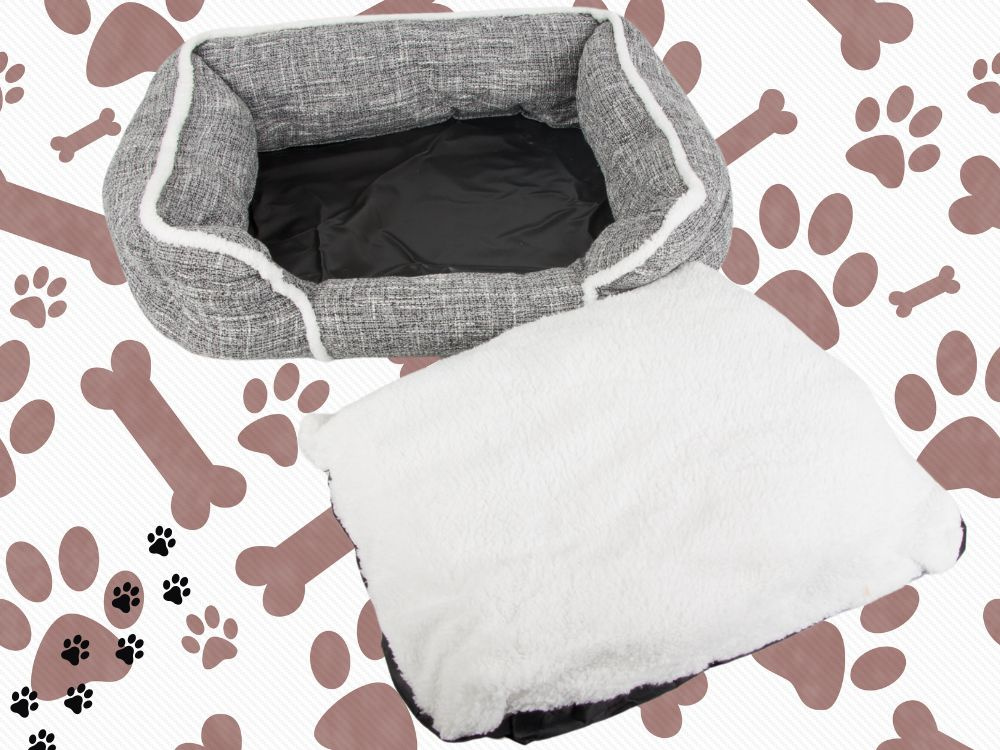Soft and comfortable dog bed with pillow, size L (3)