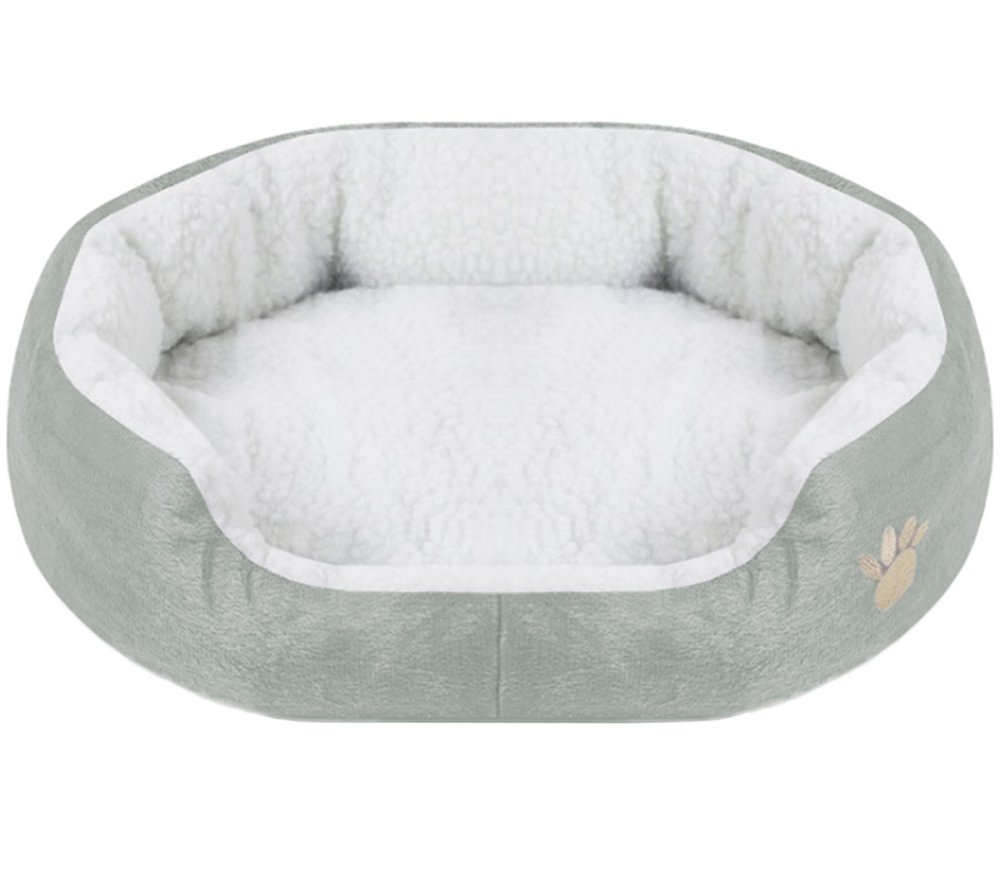 Pet Bed Sofa Mattress Mat Cushion Nest Sleeping Place for Cat Dog - 50x40cm, Gray (1)