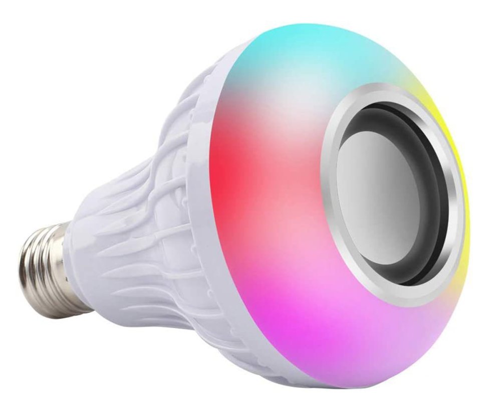 LED Light Bulb E27 with Bluetooth Speaker + Remote Control (0)