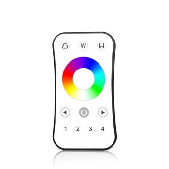 RGB/RGBW LED Remote Control Skydance R8 4-Zone Touch Wheel 2.4GHz