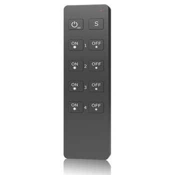 LED Dimming Remote Control RU4 4-Zone RF 2.4GHz Magnetic Holder