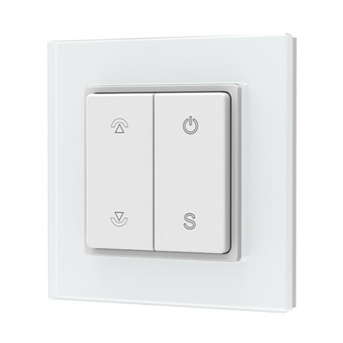 RF Remote Control PF1(G) Single Color LED Dimmer Glass Panel Wall Switch