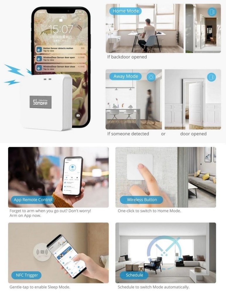 SONOFF Zigbee Bridge Pro Smart Home Hub, ZigBee 3.0, Wi-Fi (2)