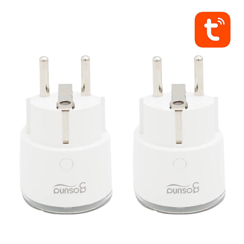 Smart plug WiFi Gosund SP111 3680W 16A, Tuya 2-pack (1)