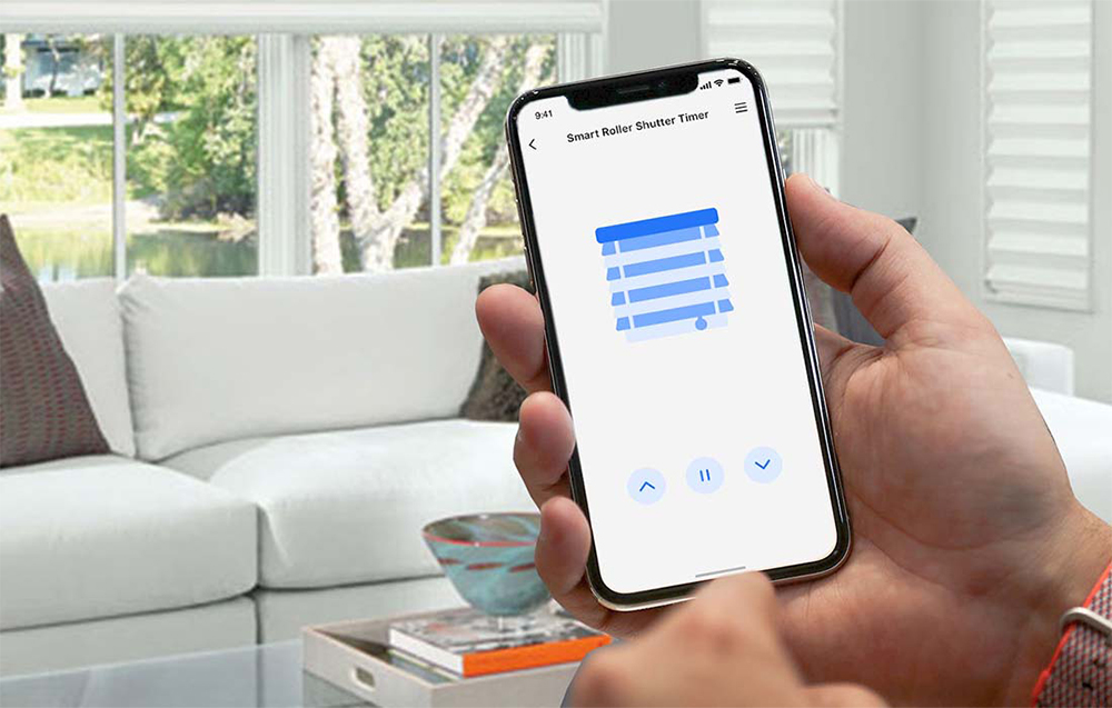 Smart WiFi Roller Shutter Timer Meross MRS100HK(EU) (HomeKit), White (1)