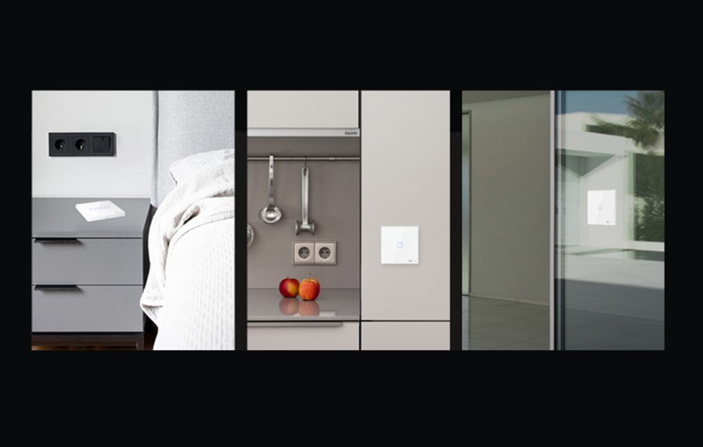 Sonoff Wireless 433MHz T2EU2C-RF (2-channel) Wall Mounted Smart Light Switch (0)