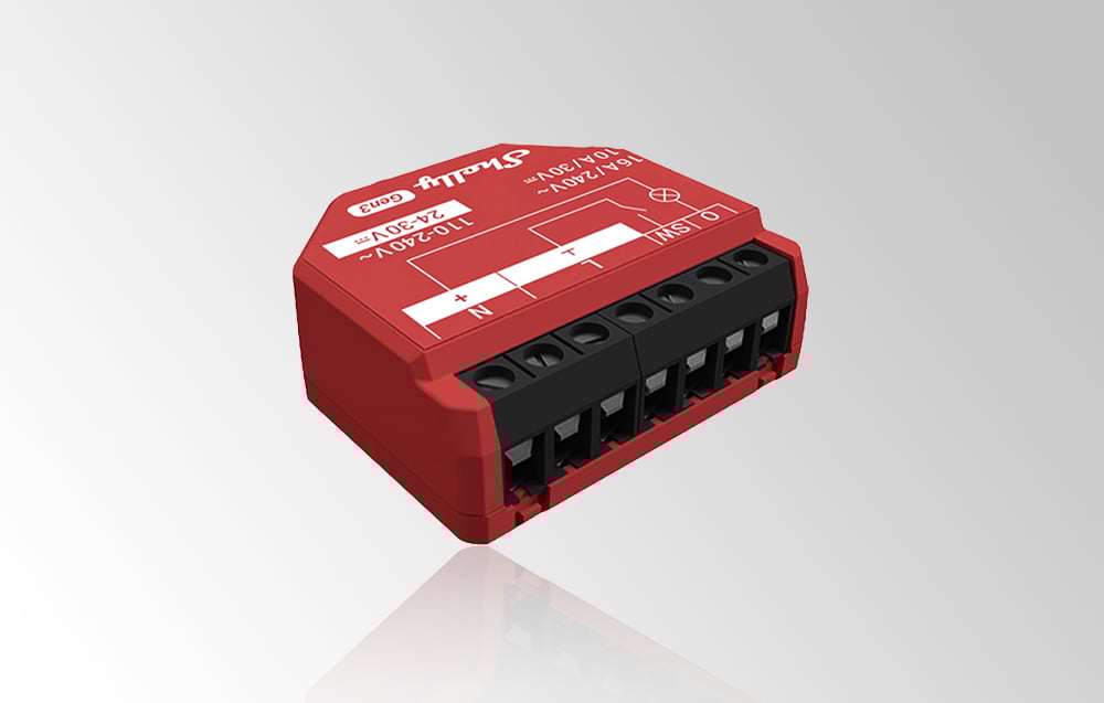 Smart Controller Shelly 1PM Gen3 Wi-Fi/Bluetooth 16A (1)