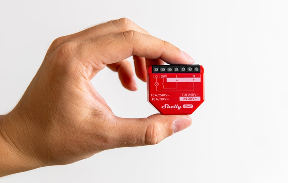 Smart Controller Shelly 1PM Gen3 Wi-Fi/Bluetooth 16A (3)