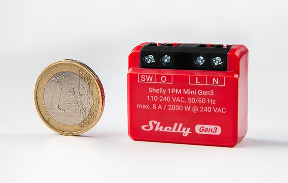 Smart Switch Set Shelly 1PM Mini Gen3 WiFi/Bluetooth 8A (1)