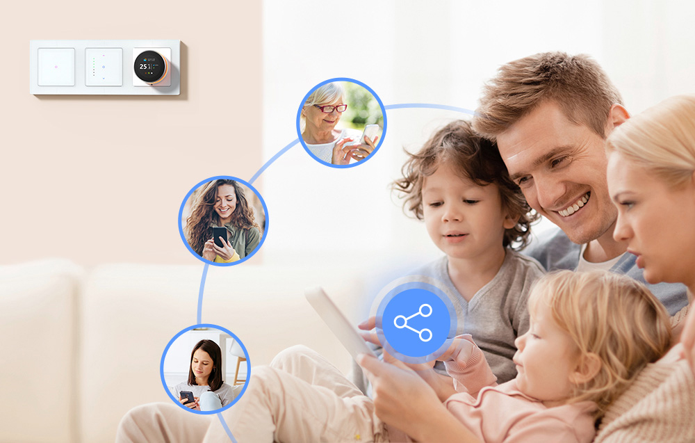 Smart WiFi Touch Light Switch Avatto TS20-EU-W2 2-Channel (3)