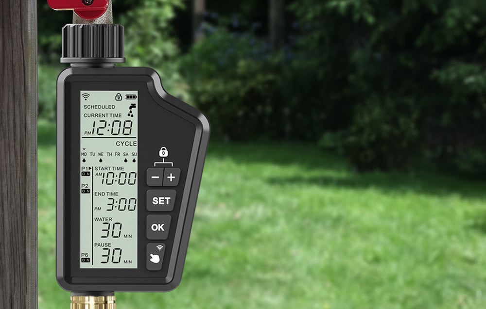 Smart Wi-Fi Irrigation Controller Avatto SWT60-EU LCD Screen (3)