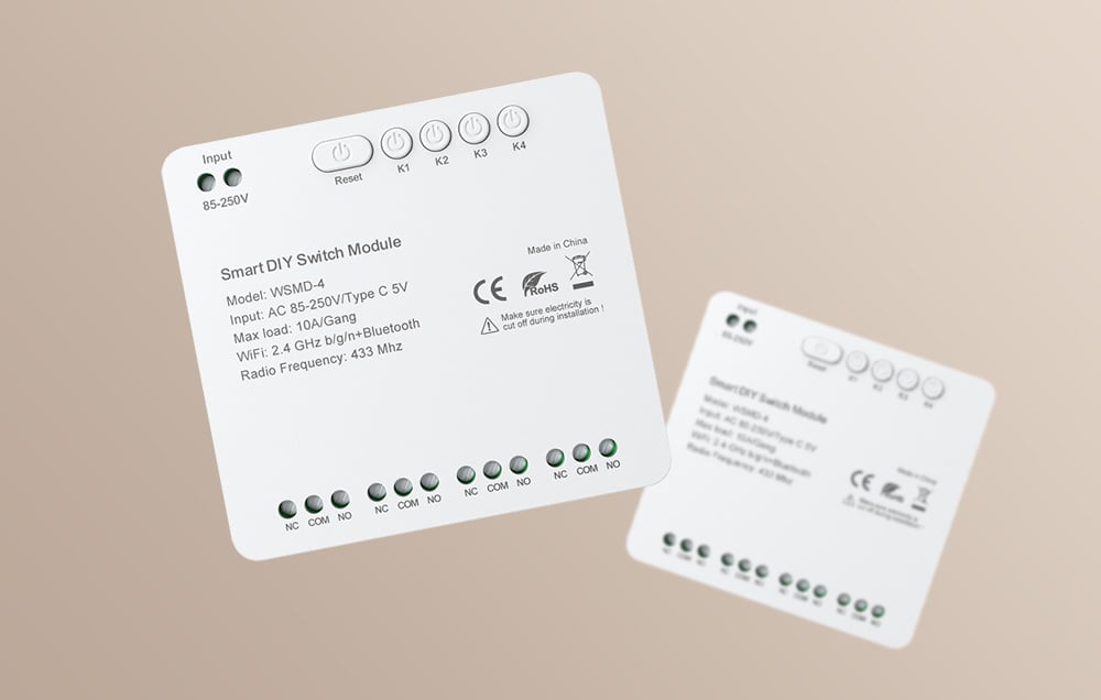 4-Channel Smart Switch Module Avatto WSMD-4 250V (3)