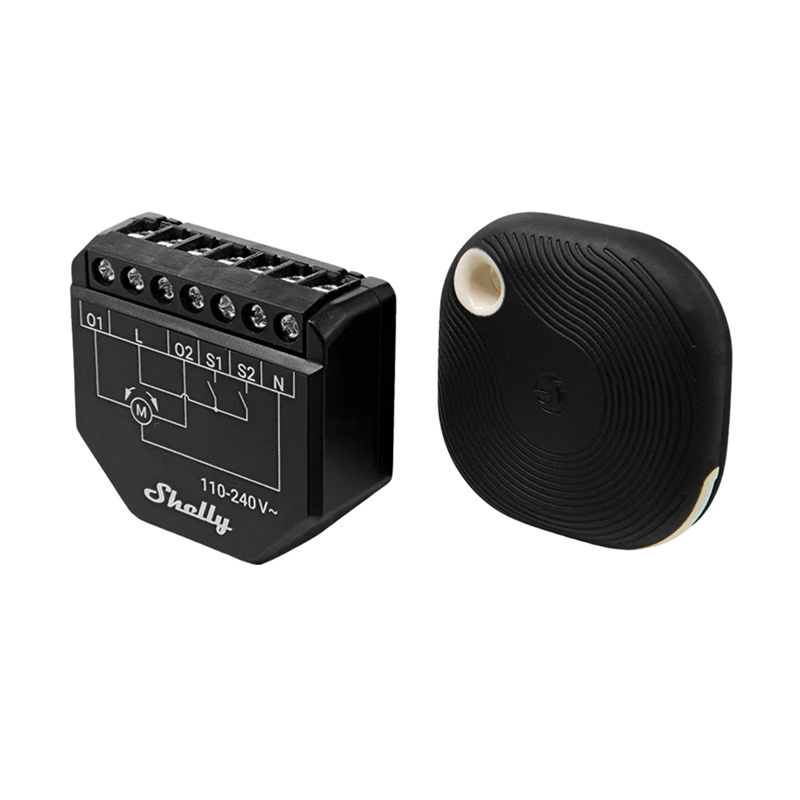 Smart Blinds Controller Shelly Shutter + BLU Button Tough 1 WiFi (1)