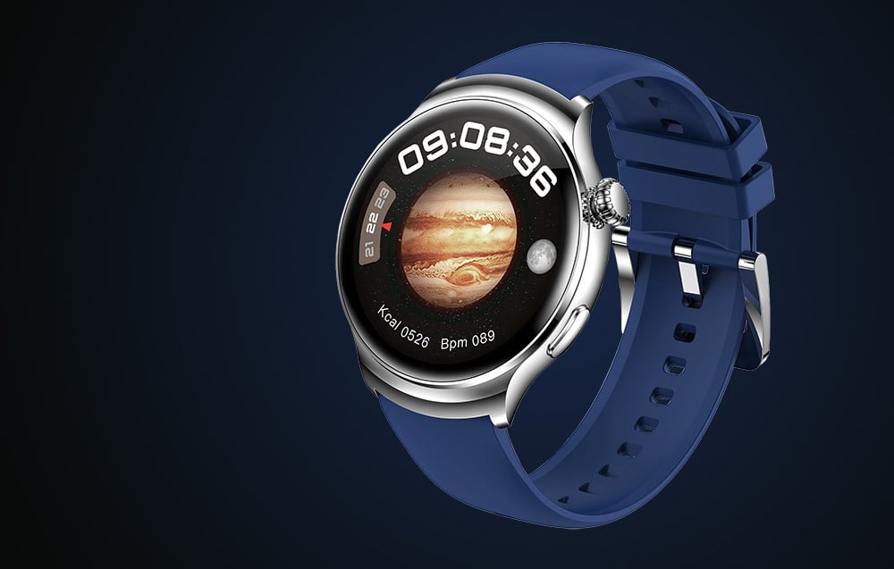 Smartwatch BlitzWolf BW-AT4 1.52" AMOLED Blue (3)