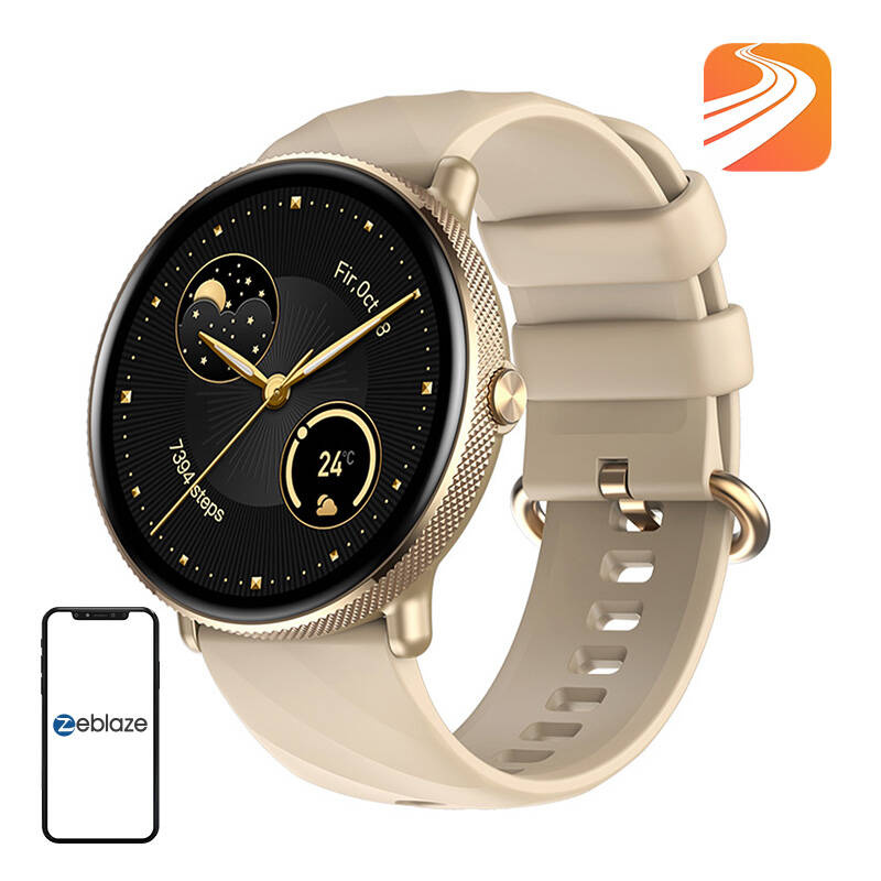Smartwatch Zeblaze GTR 3 Pro Gold AMOLED
