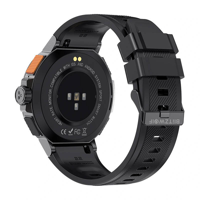 Smartwatch BlitzWolf BW-AT5 AMOLED Bluetooth Black (2)