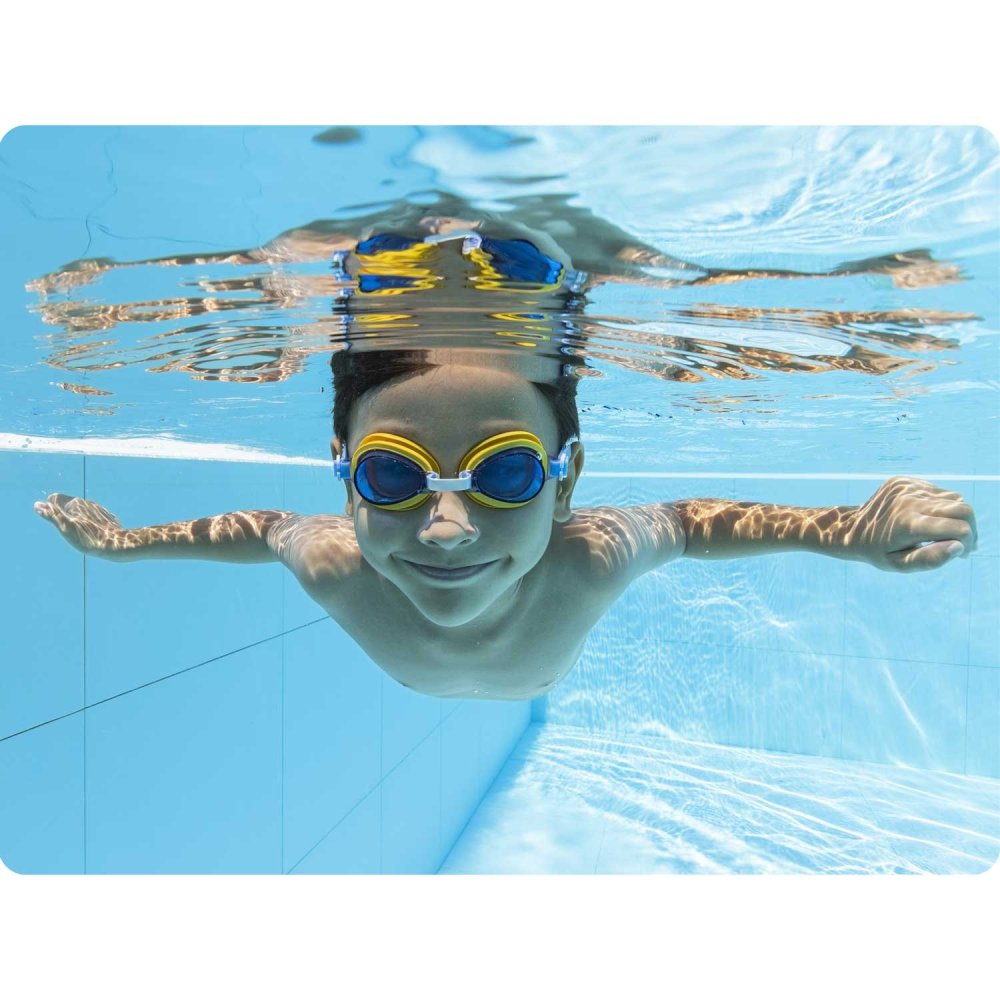 Bestway 21002 Blue Children's Swimming Goggles (2)