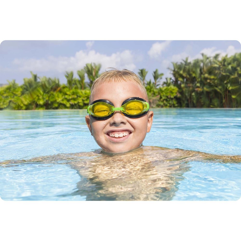 Yellow Swimming Goggles for Kids Bestway 21005 (2)