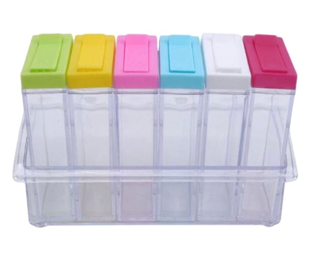 Spice Container Set with Base, 6 pcs. (3)