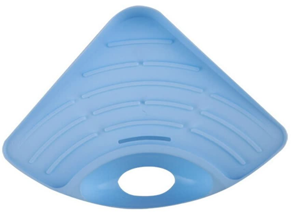 Kitchen Sink Organizer, Corner Shelf with Drainer (5)