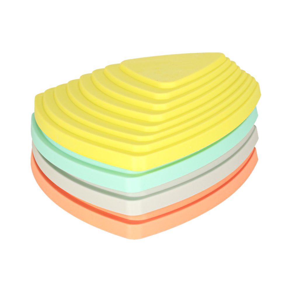 Balance Stepping Stones for Kids, 11-Piece Sensory Path for Balance Training, Pastel (2)