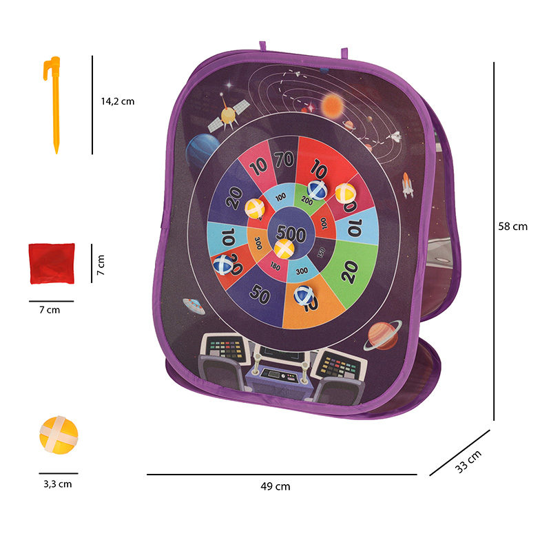 2in1 Portable children's game (Cornhole and Darts), 21 pieces + bag (2)