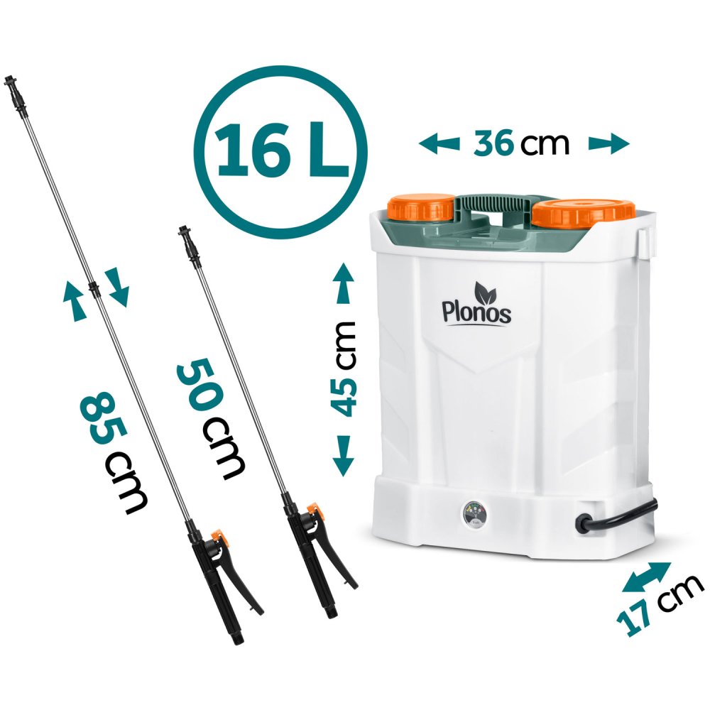 Plonos PL-602 Battery-Powered Garden Sprayer - High-Performance, Easy-to-Use (3)