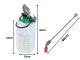 Hand pressure garden sprayer 5L with shoulder strap, green-white