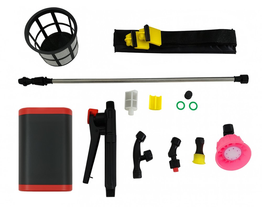 Carruzzo Cordless Backpack Sprayer 12L 2-in-1 Battery Powered with Manual Pump (2)