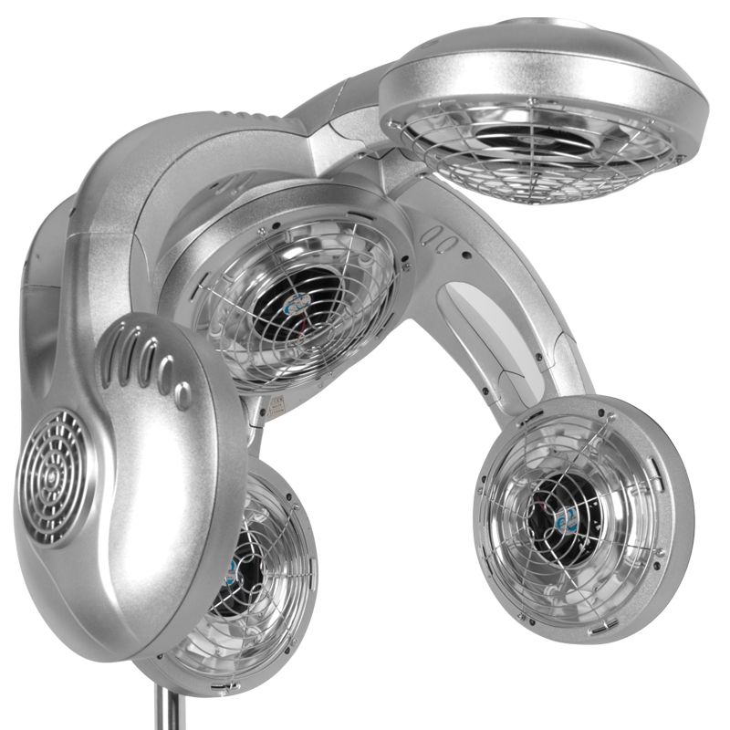 Professional Standing Hair Processor Gabbiano GL-505S, Silver (2)