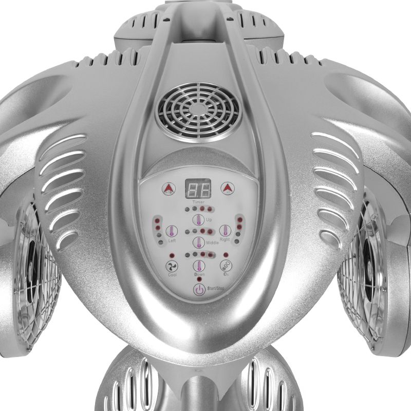 Professional Standing Hair Processor Gabbiano GL-505S, Silver (3)