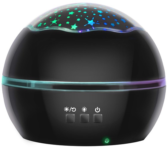 Rotating Kids Bedside Lamp Projector Night Light Magic Disco Ball Party Light (5)