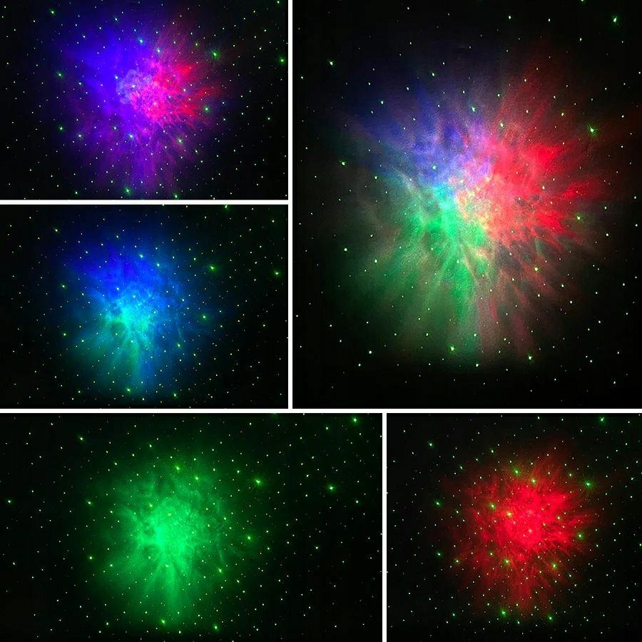 Star Projector Galaxy Night Light DA458 with Remote, White (0)