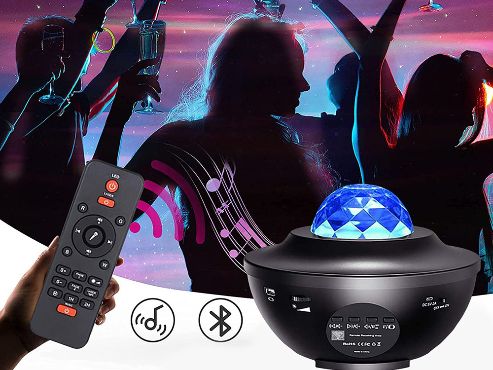 Star Projector Night Light LED RGB with Remote Control (3)