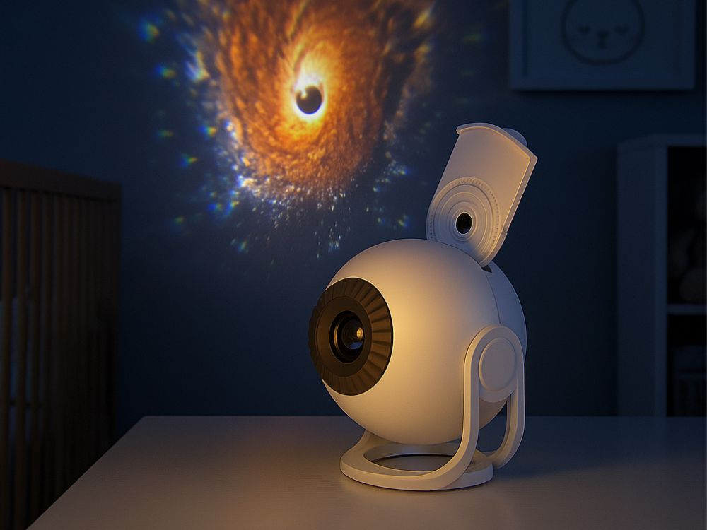 Galaxy Projector 4K Star Projector Night Light with LED Nebula Sky Effect, White (0)